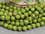 Moss - Large Hole Aged Picasso Czech Druks - 8mm - 6" Strand/20pcs