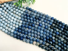 Load image into Gallery viewer, Blue Mix - Natural Gemstone Beads - 8mm - 16" Full Strand