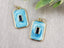 14k Gold Plated Oil Enamel Pendant/Charms - 15x10mm - 1pc