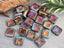 Aurora Bloom - Czech Starburst Square Beads - 10mm - 5pcs