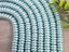 Sky Blue - Glass Pearl Rondelles - 8mm - 7.5" str.