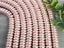 Pink - Glass Pearl Rondelles - 8mm - 7.5" str.