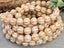 Creamy Ivory Copper Wash - Czech Melon Beads - 8mm - 15pcs