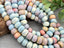 Alashan Rainbow Agate - Large Rondelle Stone (Dyed) - 8x5mm - 5"Str.