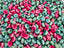 Teal Rhapsody - Glass Disc Rondelle Mix - 8x4mm - 15" Str.