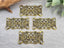 Antique Gold Art Deco Floral - Rectangle Filigree Brass Connector - 30x15mm - 4pcs