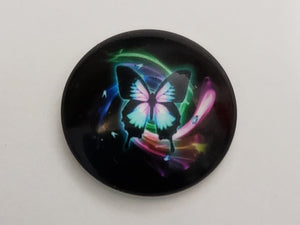 Enchanted Butterflies Glass Cabochons - 25mm - 1pc