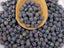 Matte Purple Iris - 4mm Czech Faceted Fire Polished