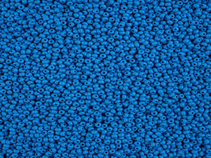 Blue Matte - 11/0 Czech Seed Beads - Permalux #182