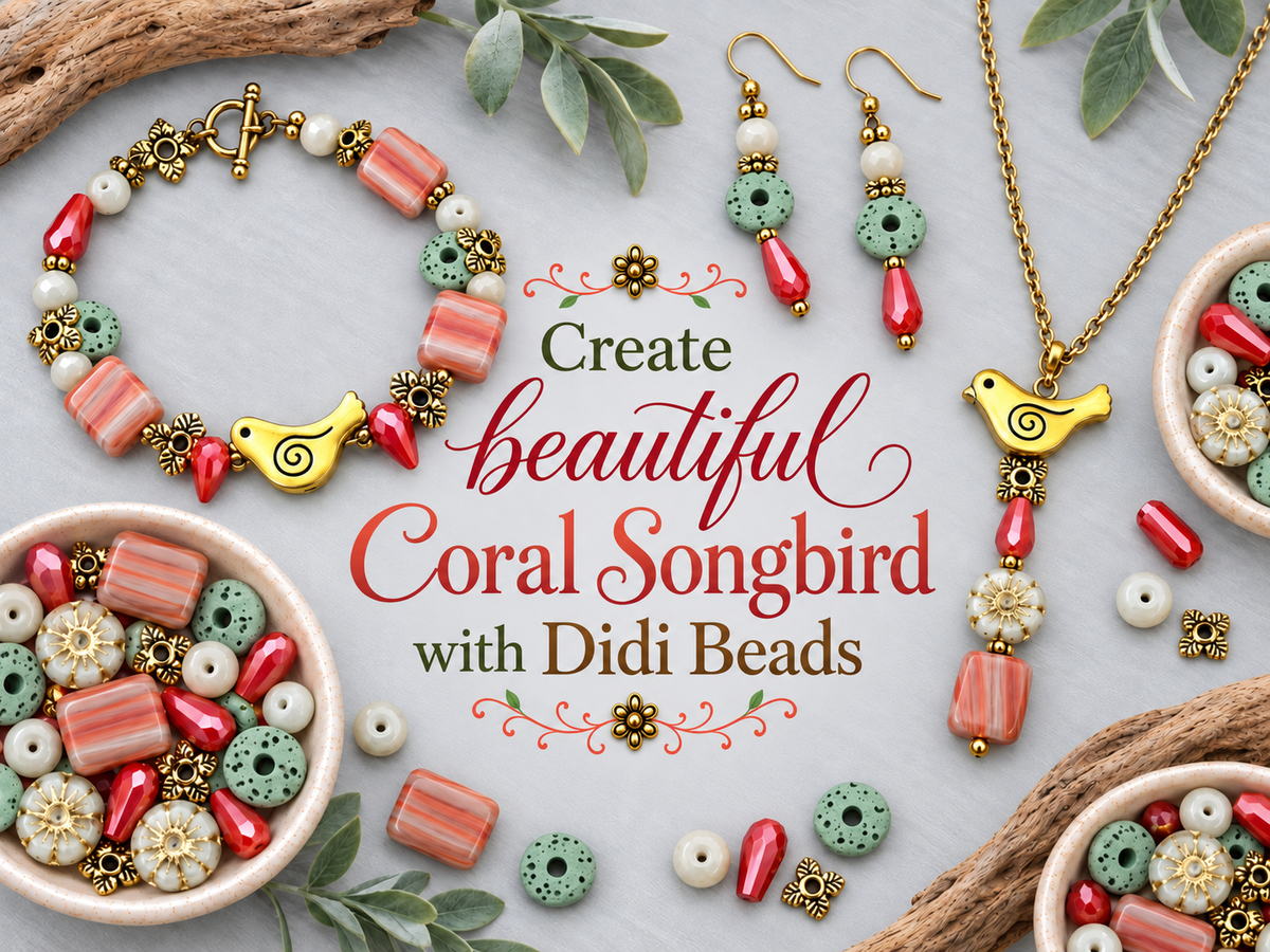 Coral Songbird - Designer DIY Kit