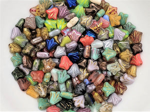 Lily Flower Czech Mix - 10x9mm - 20pcs
