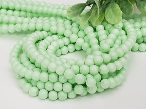 Candy Color Glass Beads - 4mm - 16" Strand