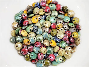 Luster Picasso Lentil Czech Mix - 6mm - 40pcs