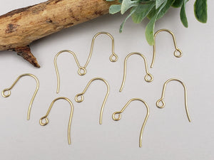 Earwire Hooks - 304 Gold Stainless Steel - 20mm - 20pcs