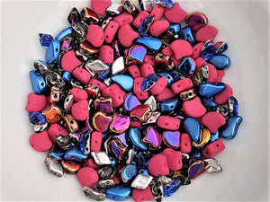 "Romance" Designer Inspired Beading Blends - 2 Hole Mix - 30gr.