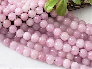 Lavender Jade Gemstone - 8mm - 15" Strand