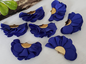 Royal Blue - Silk Fabric Tassel - 40mm - 1 Set