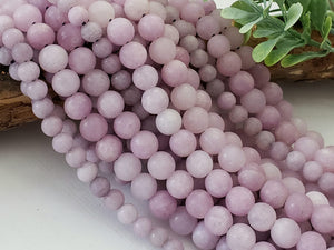 Lavender - Matte Jade - 6/8mm - 15" Strand