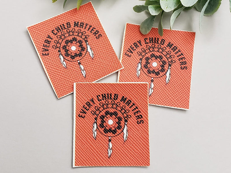 Every Child Matters Dreamcatcher Faux Leather Backing - 35mm - 3pcs