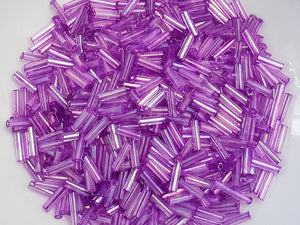 Mystic Dark Lilac Bugles - 7mm - 20gr