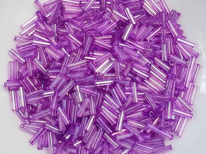 Mystic Dark Lilac Bugles - 7mm - 20gr