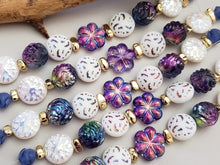 Load image into Gallery viewer, LAST CHANCE!! &quot;Winter Wonder&quot; Czech Glass Designer Strands
