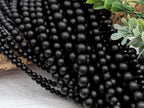 Natural Matte Black Onyx - 4/6/8mm
