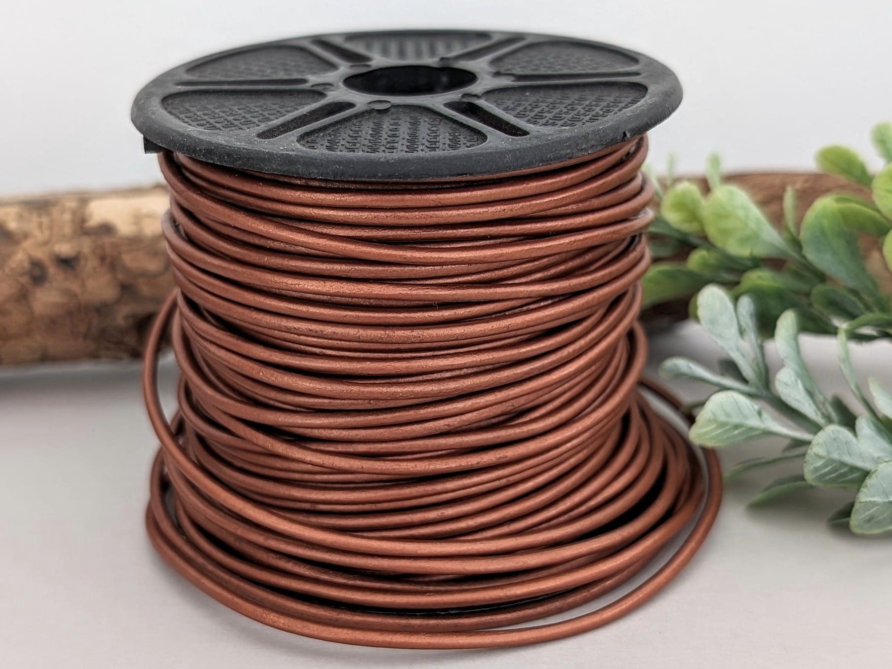 Copper #43 - Metallic Leather Cord