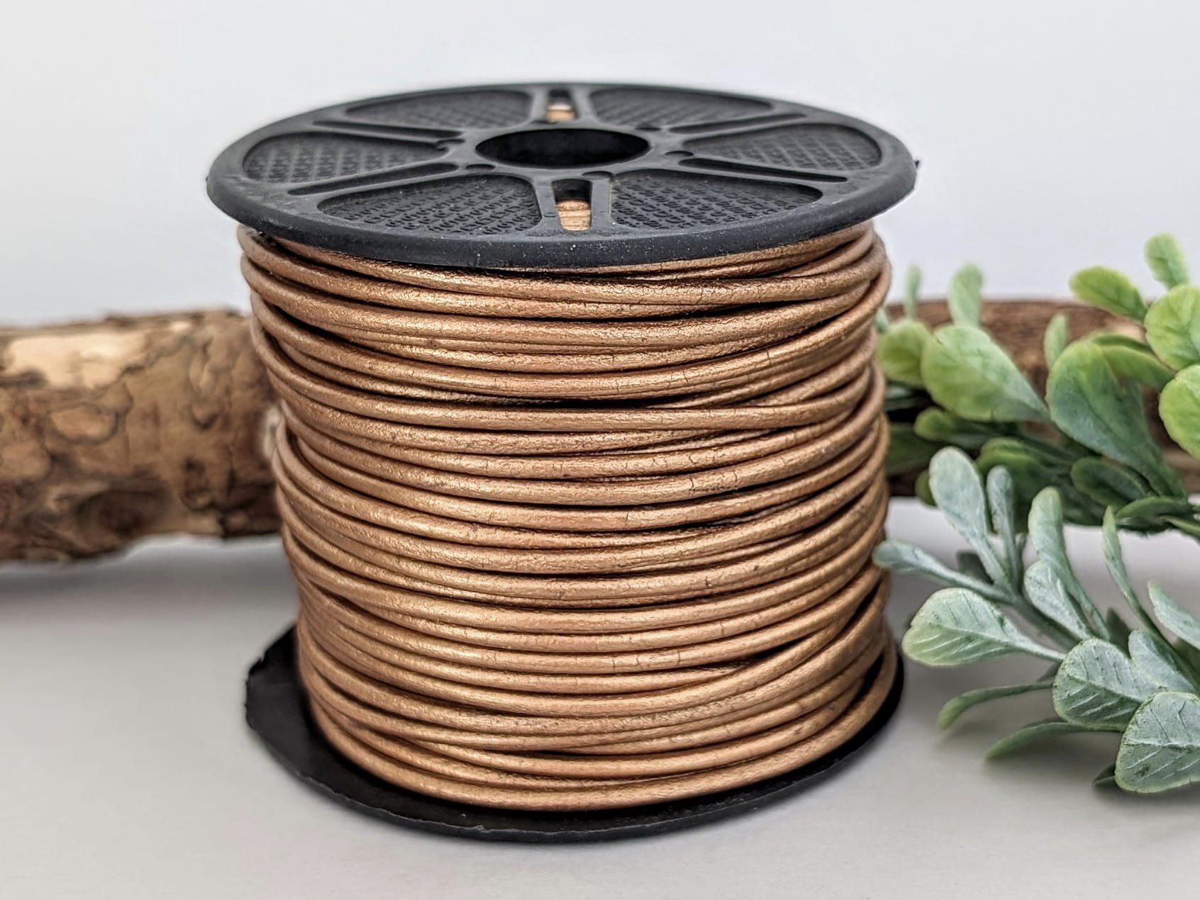 Bronze #44 - Metallic Leather Cord