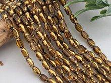 Charger l&#39;image dans la galerie, Amber * Rectangle Crystals - 14&quot; Full Strand
