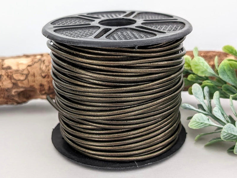 Gauriya #45 - Metallic Leather Cord