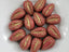 Coral Red Gold Swirl Wash - Lucite Melon Teardrops - 18x10mm - 8pcs