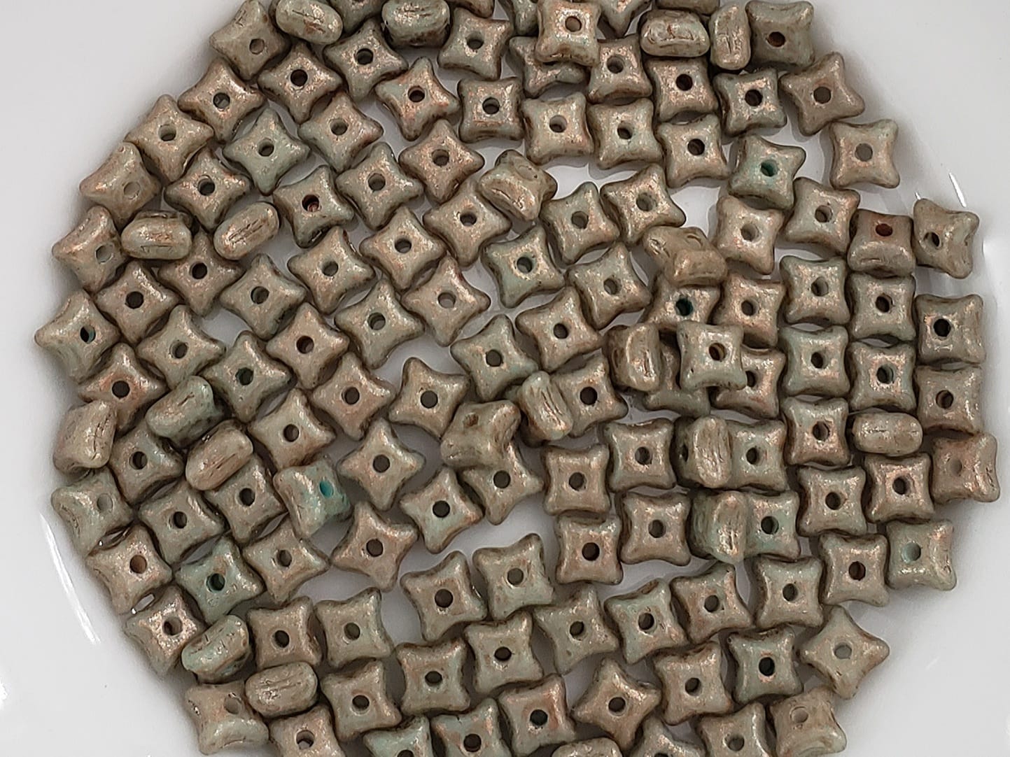 Stone Grey - Czech Orion Disc - 5x3mm - 10gr/ Approx 140pcs