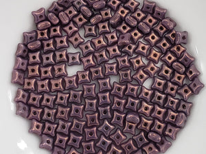 Alabaster Purple Vega - Czech Glass Orion Beads - 5x3mm - 10gr/ Approx 140pcs