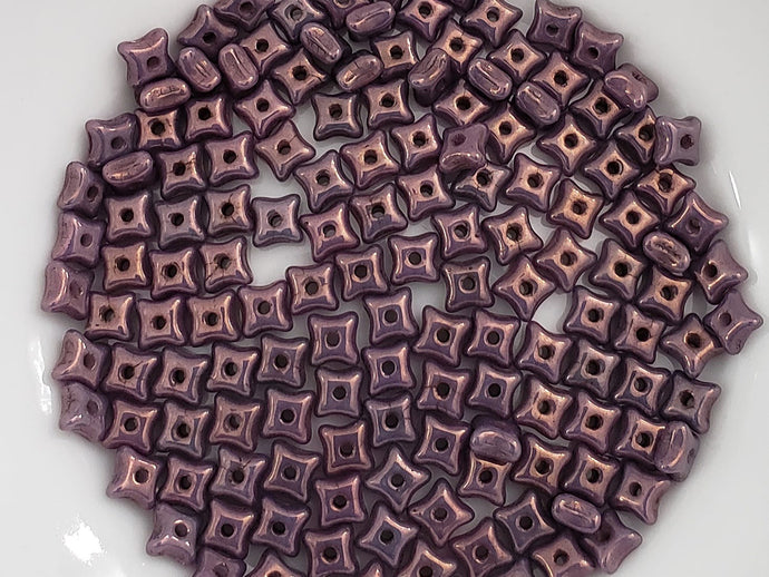 Alabaster Purple Vega - Czech Glass Orion Beads - 5x3mm - 10gr/ Approx 140pcs