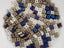 Midnight Azuro Mix - Czech Orion Disc - 5x3mm - 10gr/ Approx 140pcs