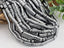 Platinum Silver Metallic - Hematite Heishi Disk - 4/6mm - 15.5" Strand