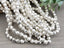 Matte Silver - Diamond Cut Hematite - 4/6mm - 15" Strand
