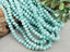 Seafoam AB - Glass Crystals - 6x4mm - 15" Strand