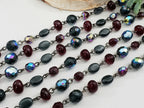 Arabian Nights - Gunmetal Czech Chain - 5-8mm - 12"/1 ft