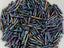 Matte Black AB - Twisted Miyuki Bugle Beads - 12x2mm - 10grams