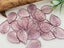 Amethyst - Czech Apple Leaf - 18x13mm - 4pcs