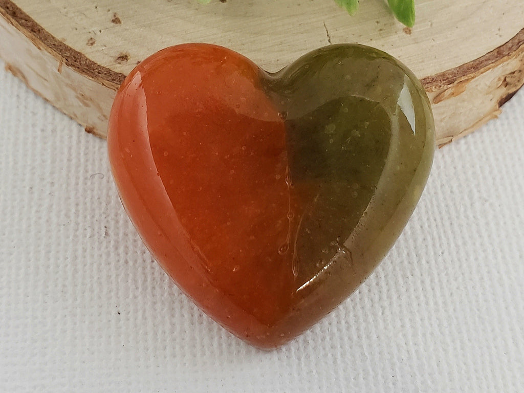 October Bliss - Handcrafted Heart Cabochons