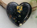 Midnight Glaze - Handcrafted Heart Cabochons
