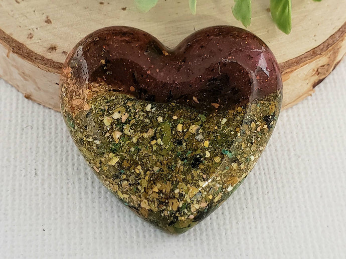 Rocky Roads - Handcrafted Heart Cabochons