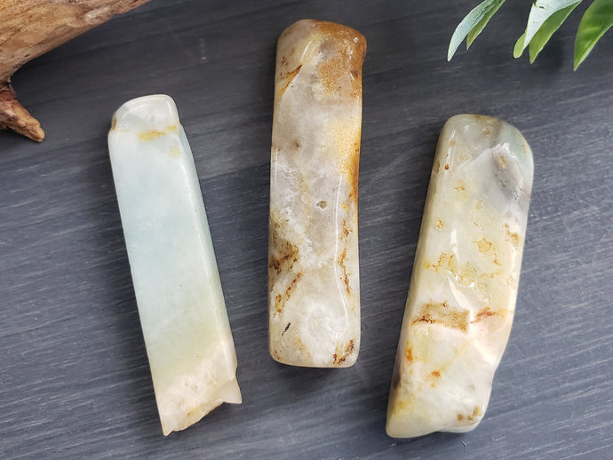 Amazonite - Irregular Side Drilled Pendant - 1pc