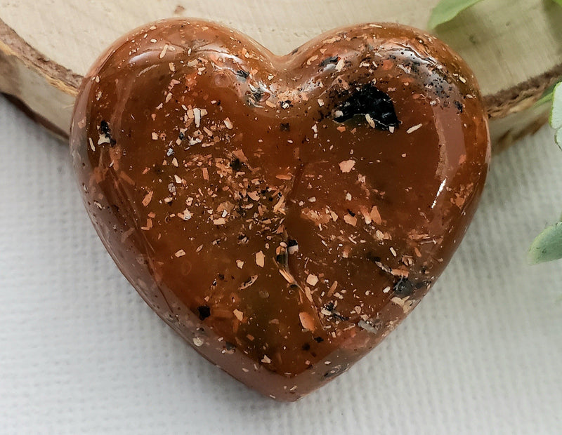 Sandstone - Handcrafted Heart Cabochons