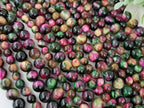Tourmaline Mix - Tiger Eye Dyed Gemstone - 6/8mm