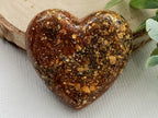 Copper Granite - Handcrafted Heart Cabochons