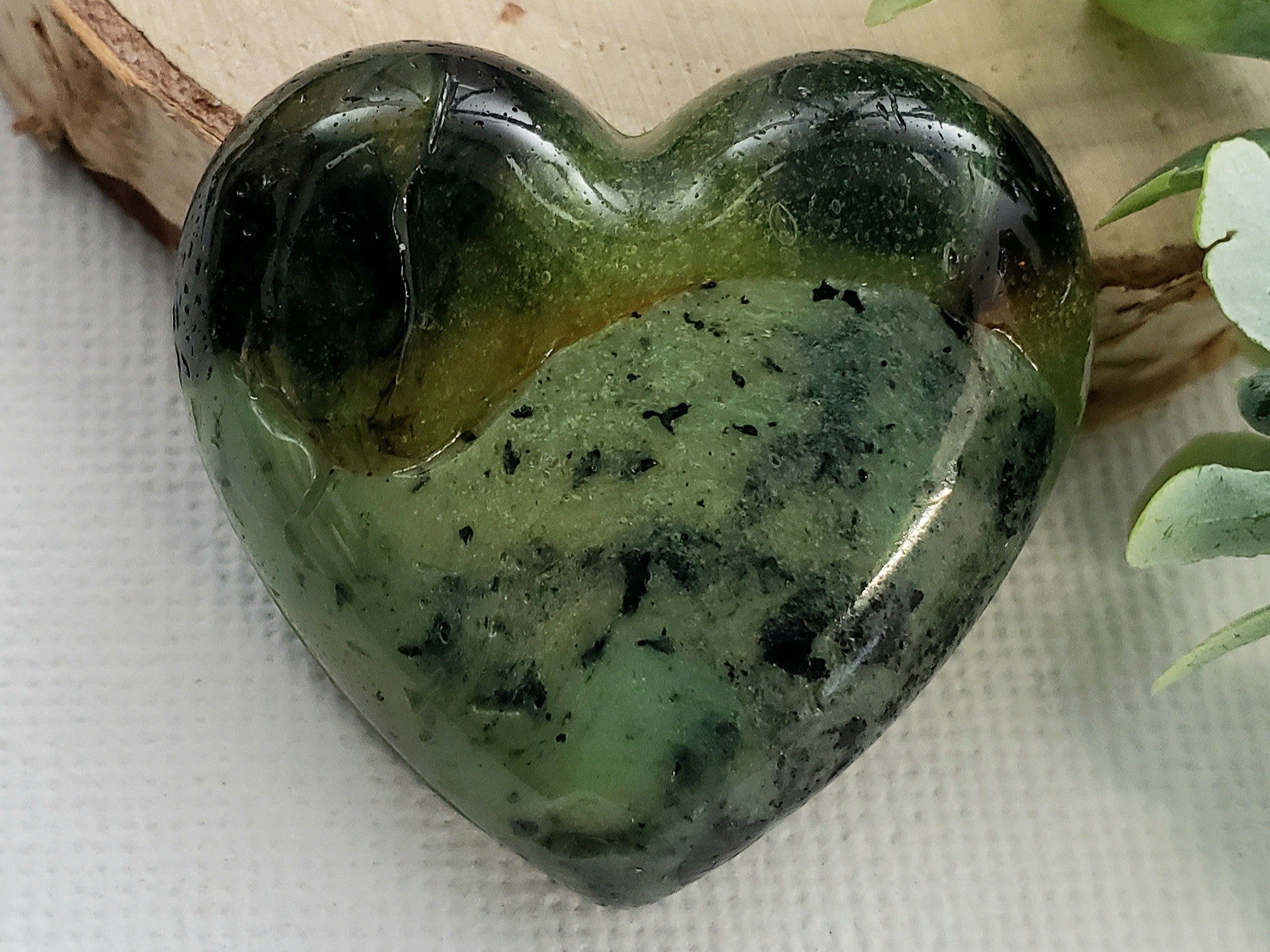 Enchanted Woods - Handcrafted Heart Cabochons